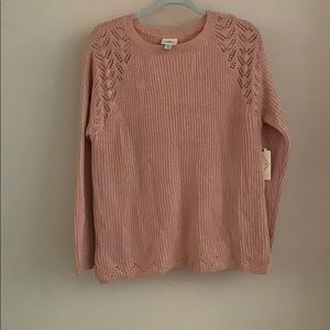 Peachy pink sweater